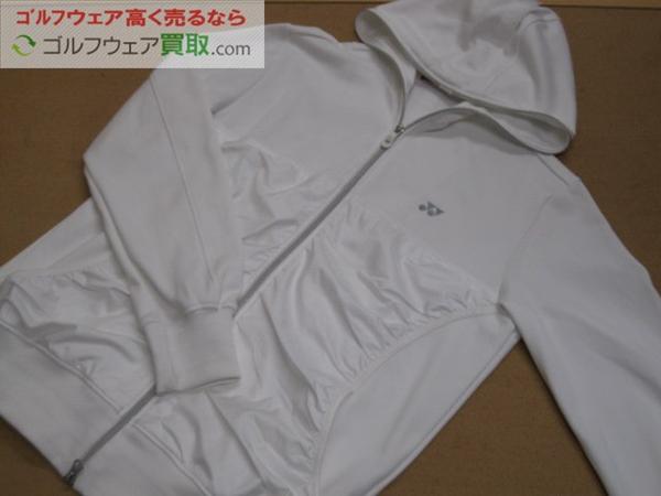 GK滝水☆USED即決754/ヨネックス/フルジップパーカー/白/LL/SALE