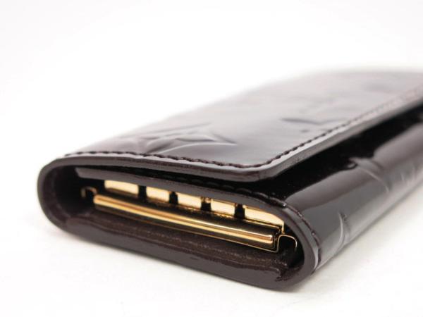 極美品 ルイヴィトン ヴェルニ 4連キーケース アマラント M93517