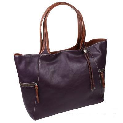 BB693 LUC ラック A4キップ仔牛革レザートートバッグ/イケテイ製