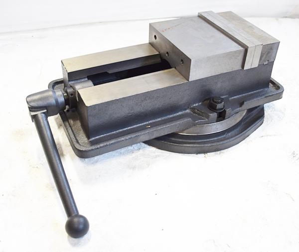 最後の1台 万力 マシンバイス 360度回転盤 開口174mm #108★