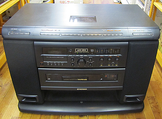 PIONEER レーザーカラオケ LK-820 LD再生OK テープデッキ不良(カラオケ