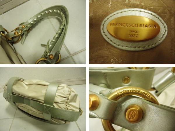 0423-44◇美品 定価7万 フランチェスコ ビアジア◇レザーバッグ