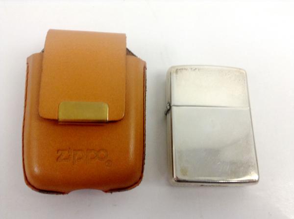 ZIPPO STERLING 1994年製 レザーケース付き