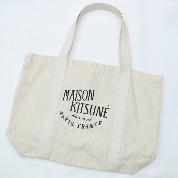 14SS MAISON KITSUNEメゾン キツネ キャンバス トートバッグ