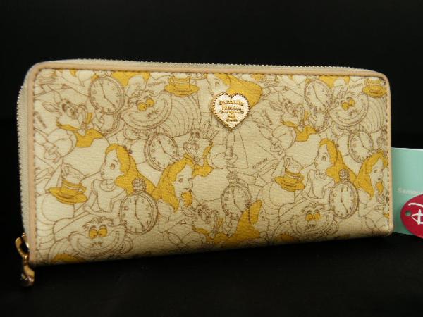K【15E268】サマンサタバサ 不思議の国のアリス ラウンド長財布