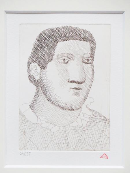 絵画館★有元利夫　銅版画「雲の誕生　Ｎｏ．１９」限定版