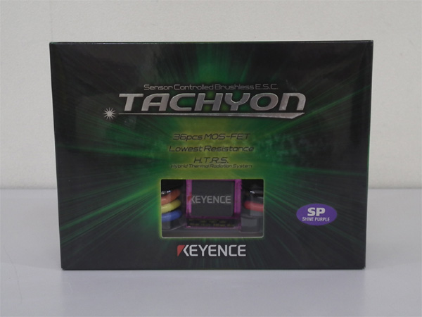 未使用品◆KEYENCEブラシレスアンプ TACHYON/タキオン◆パープル