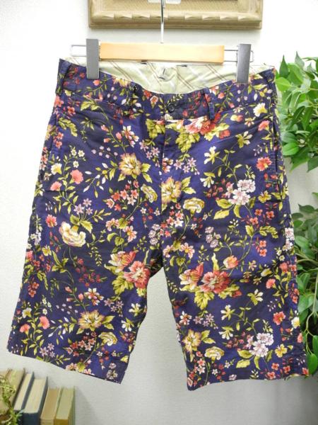 ENGINEERED GARMENTS ボタニカル フラワー ショート パンツ 花柄