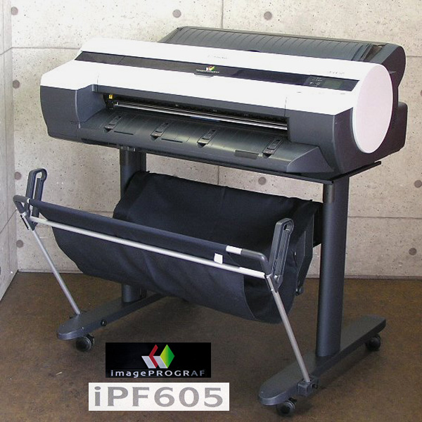 ☆Canon LAN対応A1大判カラープロッタ iPF605 スタンド付