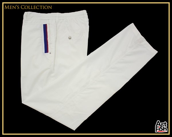 1円barassi◆白 透湿・撥水・UVイージー パンツw598*s50新品