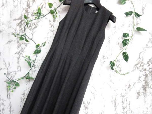 FOXEY／フォクシー ワンピース ロング丈 ウール グレー 38 美品