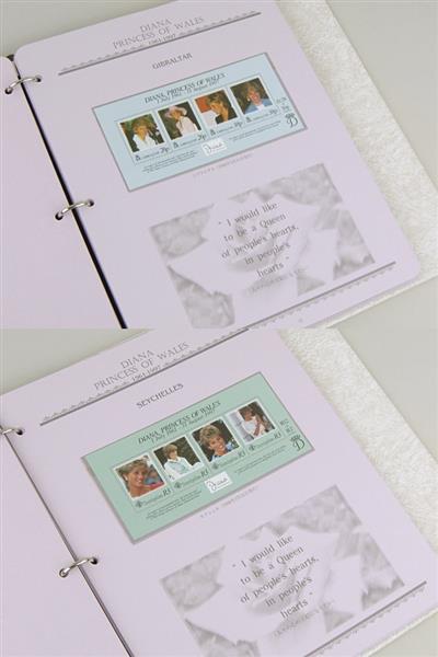 郵趣サービス社 ダイアナ妃 切手 ボストークアルバム