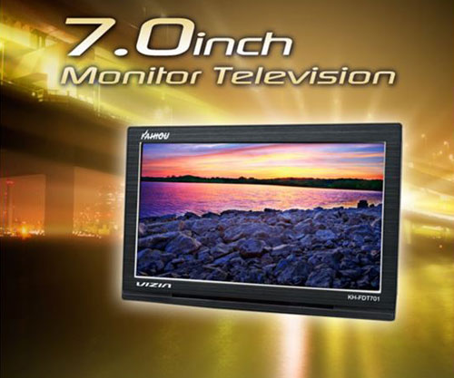 【●】12V24V 車載 フルセグ 地デジ 7インチモニターテレビ