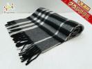 美品■Burberry(バーバリー) マフラー チェック柄 カシミヤ