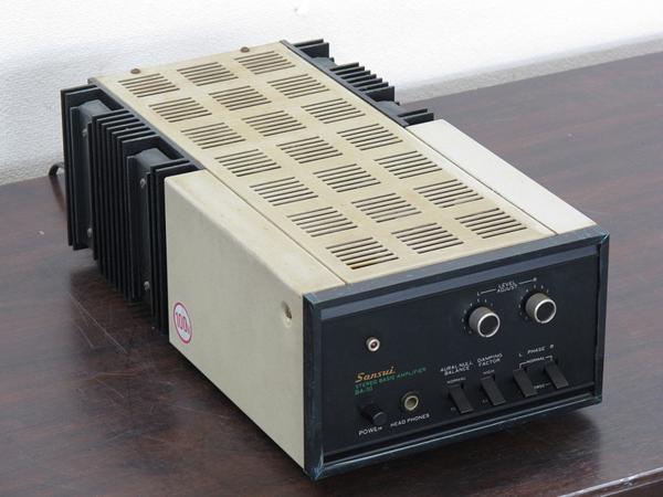 3R6956□Sansui BA-60 CD-5 パワーアンプ チャンデバセット 元箱付属