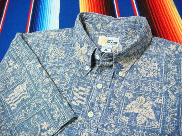 金タグ□レインスプーナー□XL□reyn spooner□アロハ□A172□