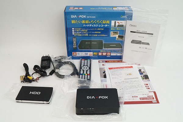 DIA FOX HDDレコーダー DSTB-500 DIAFOX ハードディスク DIA FOX HDDレコーダー DSTB-500 DIAFOX ハードディスク