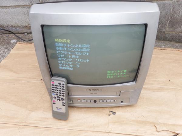 フナイ テレビデオ VC-14L (1999年製)スーパーファミコン動作確認済み FUNAI フナイ テレビデオ VC-142 レトロ コレクション H - メルカリ