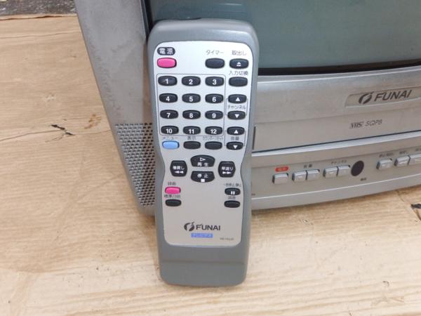 船井電機 FUNAI VC-14PS ビデオ一体型14インチテレビデオ◇1円(ビデオ