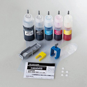 キヤノン用詰め替えインク5色セット■THC-351350SET5