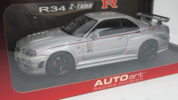 Aa 1/18 日産 スカイライン R34 GTR ニスモ Z-TUNE シルバー