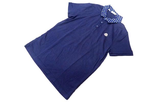 極美◆モンクレール メンズ スリムフィットポロシャツ XL ドット