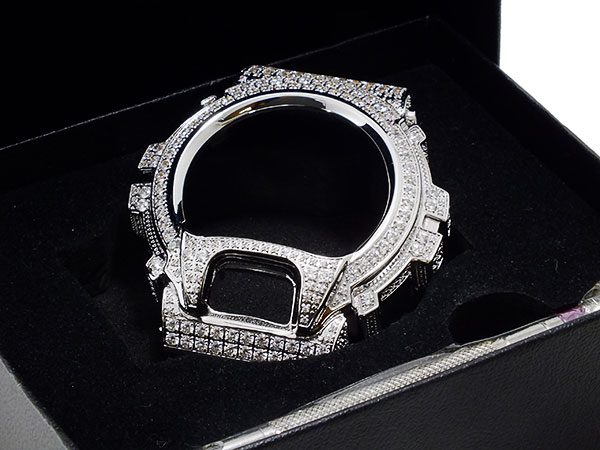 カシオGショックDW-6900シリーズカスタムベゼルC-001-SVシルバー