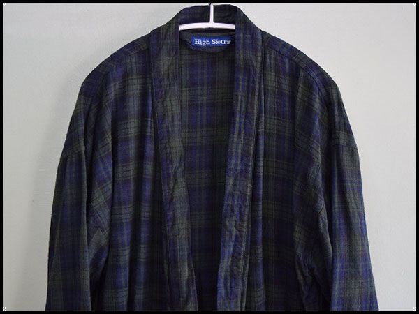 BM HIGH SIERRA ハイシエラ コットンフランネル ガウン 古着 M