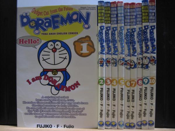 DORAEMON TORA AMAN ENGLISH COMICS 全10巻セット 日本語訳無し