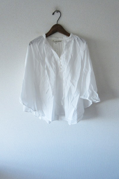 14SS Porter des boutons/ポンチョブラウス *シャツ