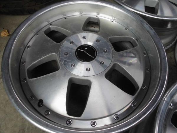深リム PCD100-4 ヴィエナ クライス 7j/+22 4本 中古