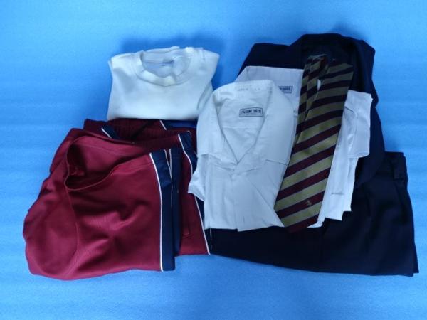 Z63 ▽藤沢翔陵高校▽ 男子用学生服 制服 ブレザー 体操服 8点(メンズ 