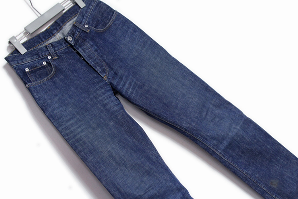 HELMUT LANG | 0 Helmut Lang グレー ストレート 中古加工 デニム 
