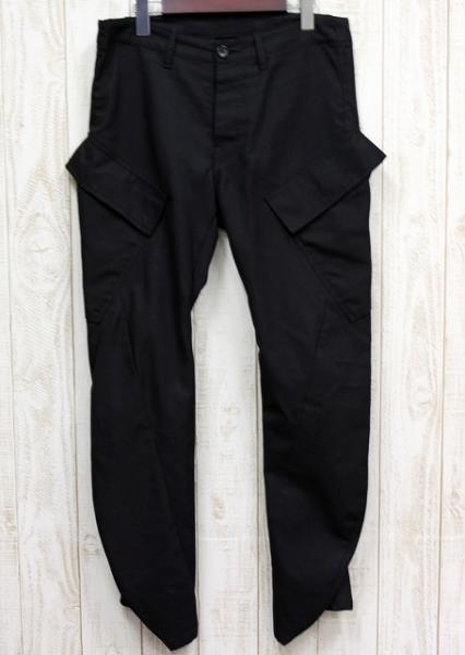 【DIRAIN／ディレイン】サルエル ： カーゴパンツ 黒