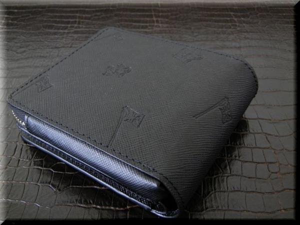 (B-6473)新品★ポールスミス★人気/黒/ポールドローイング/財布