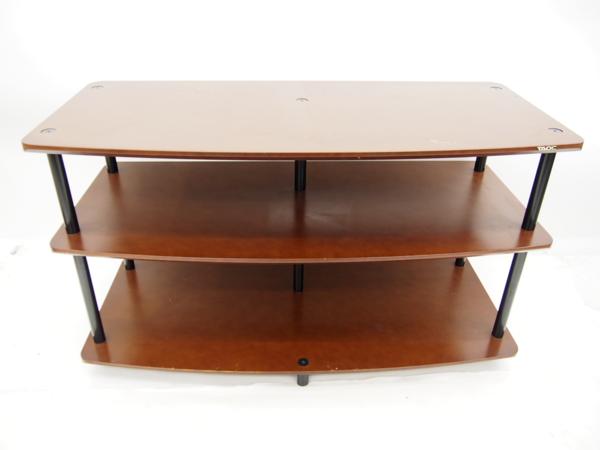 TAOC オーディオラック 3段 H約70 W約120 D約55 ▽ 37132-5