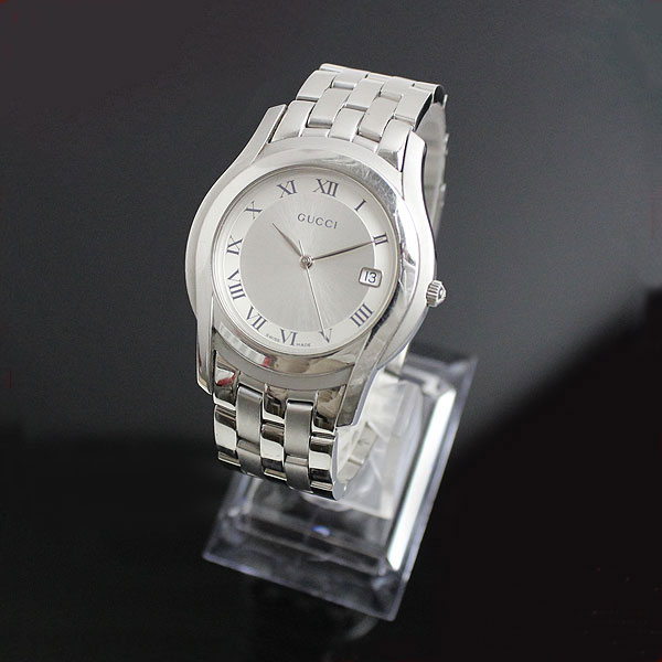 グッチ メンズ 腕時計 5500M SS (中古)