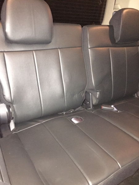 送料無料　デリカD５　三菱純正　本革調シートカバー　中古_3