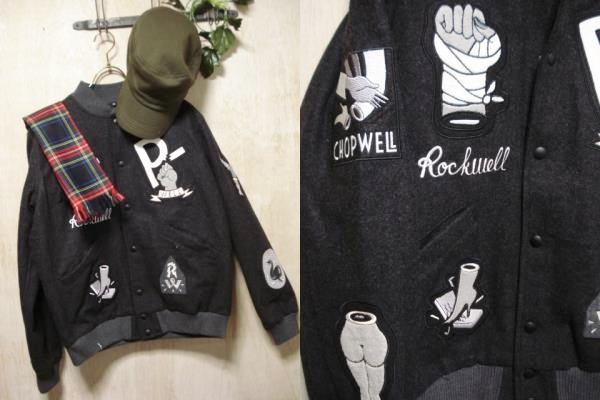 ROCKWELL ロックウェル THE BROKEN FIST ウールスタジャン(M)◇