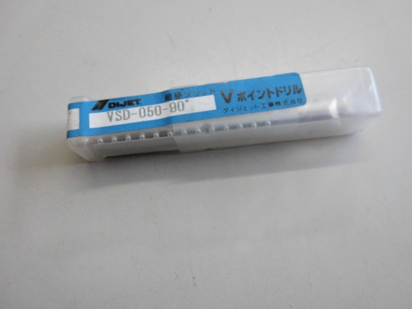 超硬ソリッドVポイントドリル　VSD-050-90°　ダイジェット