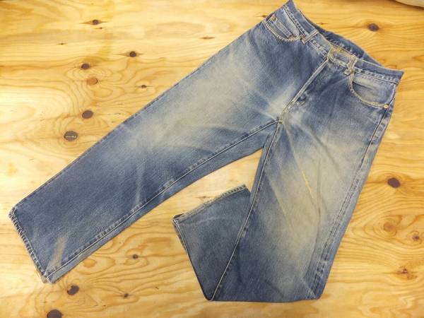 HOLLYWOOD RANCH MARKET 青 ダメージ デニム ジーンズ パンツ