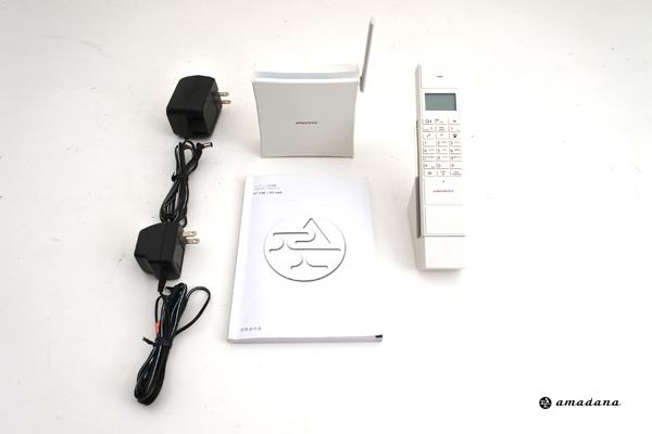 358 超美品 アマダナ PT-308 デザインコードレス電話機セット