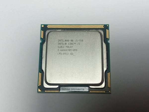Intel Core i5 750 CPU 4コア／2.66GHz - 3.2GHz／LGA1156