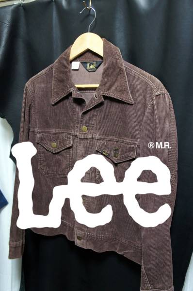 Lee コーデュロイ トラッカージャケット ビンテージ ジージャン 70s