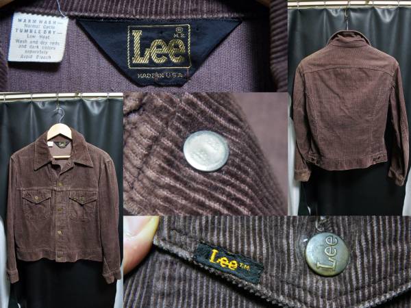 Lee コーデュロイ トラッカージャケット ビンテージ ジージャン 70s