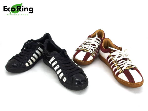 1円 ディースクエアード メンズ スニーカー 計2点セット AO268