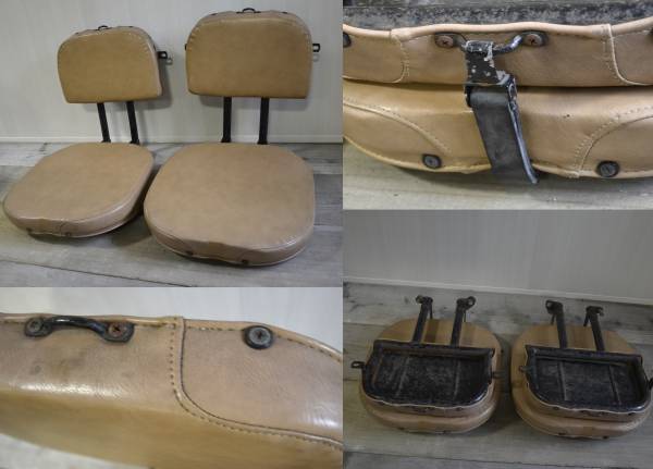 三菱 ジープ J24H 4DR5 リアシート ２脚 検 J58 J55 J53 J54 J36