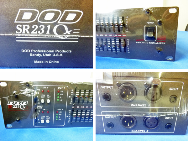 新品!!DOD★グラフィックイコライザー★SR231QXV★31バンド2ch