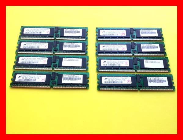 ☆秋爆セール☆MICRON PC2-3200R ECC Reg 計16GB(2GBx8枚)#1812
