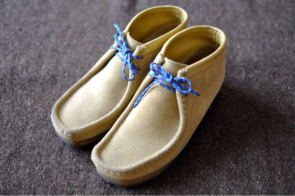 【サイズ7.5M】Clarks ワラビー サンドベージュ クラークス